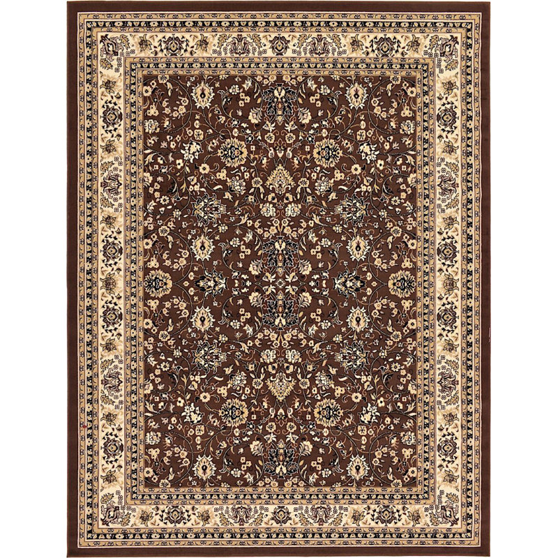 Tapis brun Zayandeh, Rectangle 9 pi x 12 pi