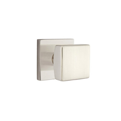 Privacy Square Knob with Square Rose