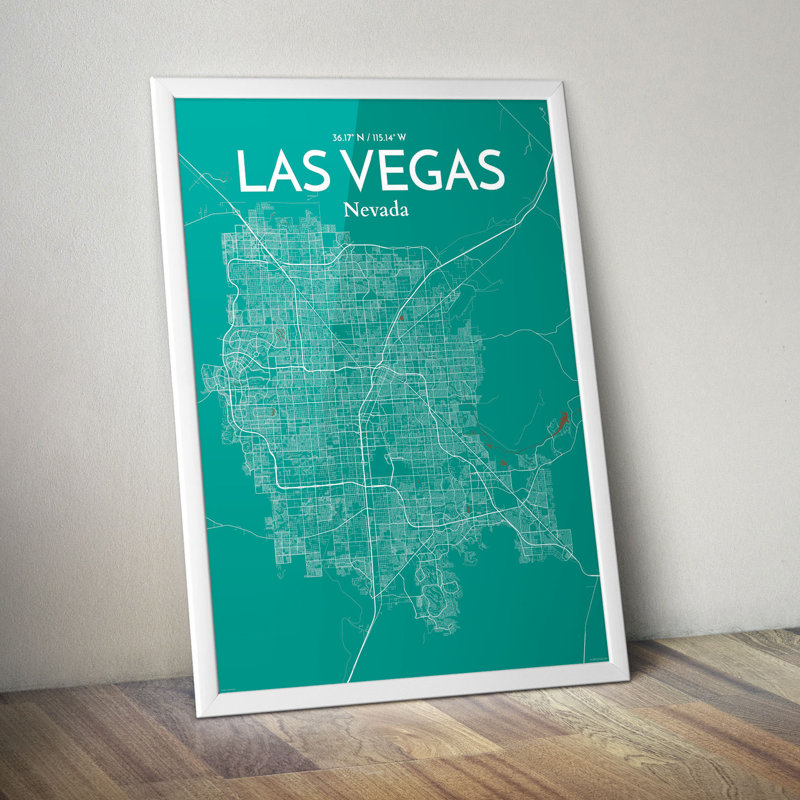 Las Vegas - No Frame Print, 50.8 cm H x 40.6 cm W x 0.1 cm D