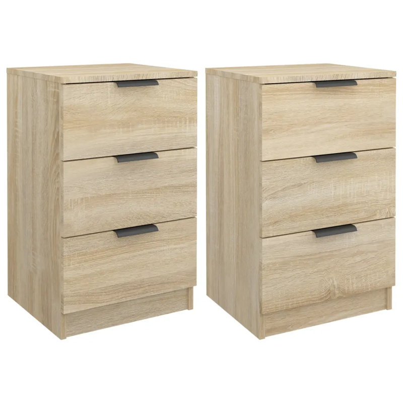 Ivell Bedside Cabinets, Sonoma Oak, Individual