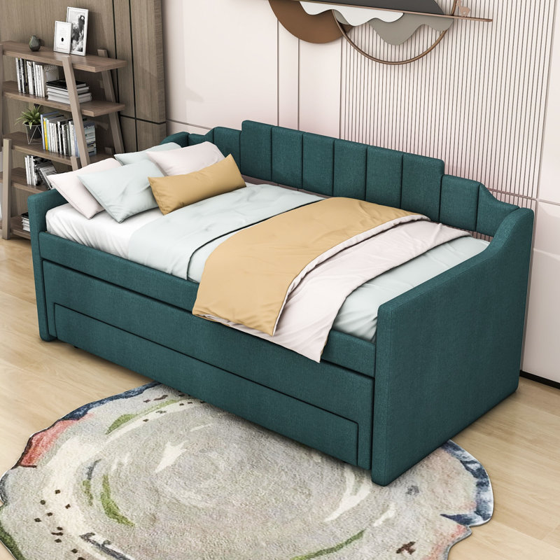 Nadia Upholstered Daybed, Green
