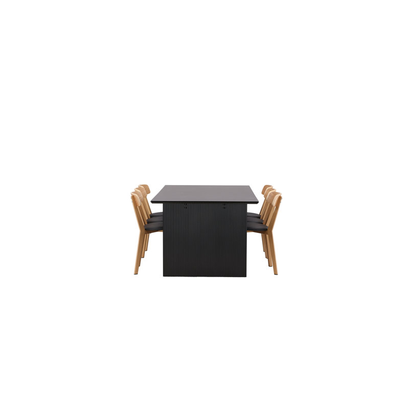 Eaman 6 - Person Dining Set