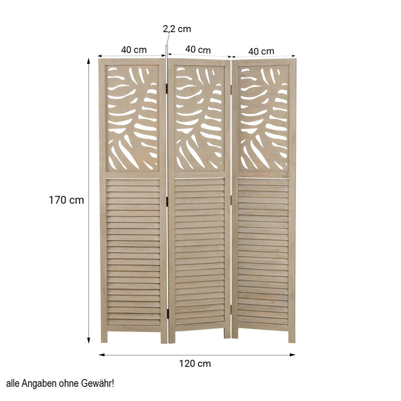 Abree 3 Piece Room Divider Room Divider