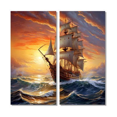 Boat Majestic Mariners I - Grand bateau, art mural