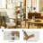 4-Tier Bamboo Shelf Narrow Bathroom Shelf with Slatted Shelves Natural Wood Plant Stand Standing Towel Rack Corner Rack for Bathroom Entryway Bedroom Kitchen Sunroom-588808593