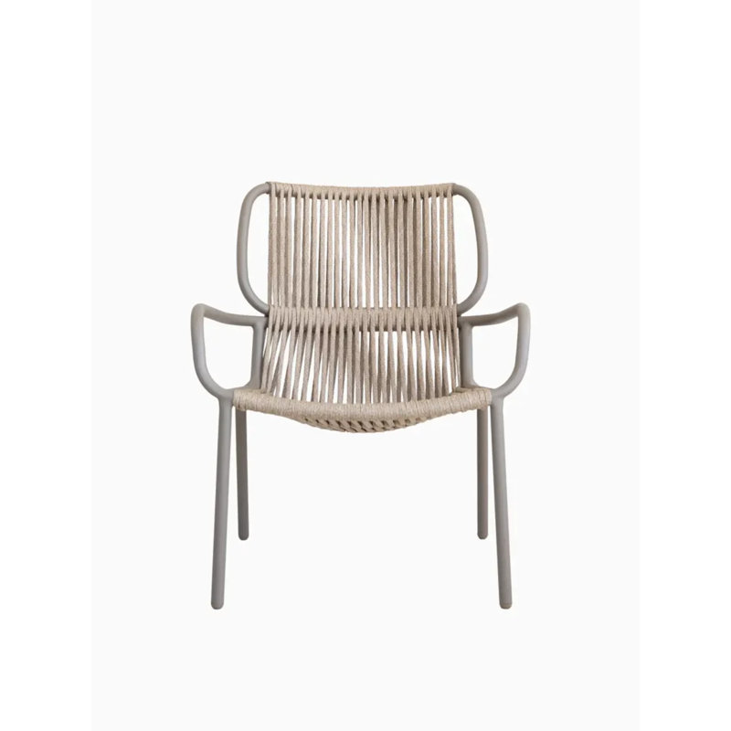 Ribbon Lounge Chair, Taupe/Sand