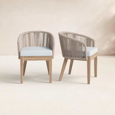 Bowery Acacia Patio Armchair