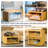 Bamboo Bread Box For Kitchen Counter-Large Capacity Bread Storage Container Farmhouse Bread Box