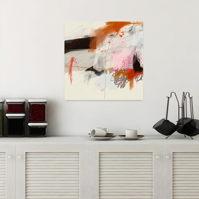 Souhaitez-vous danser? Art contemporain abstrait, H 18 po x l 18 po