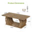 Table basse 47 po Farmhouse