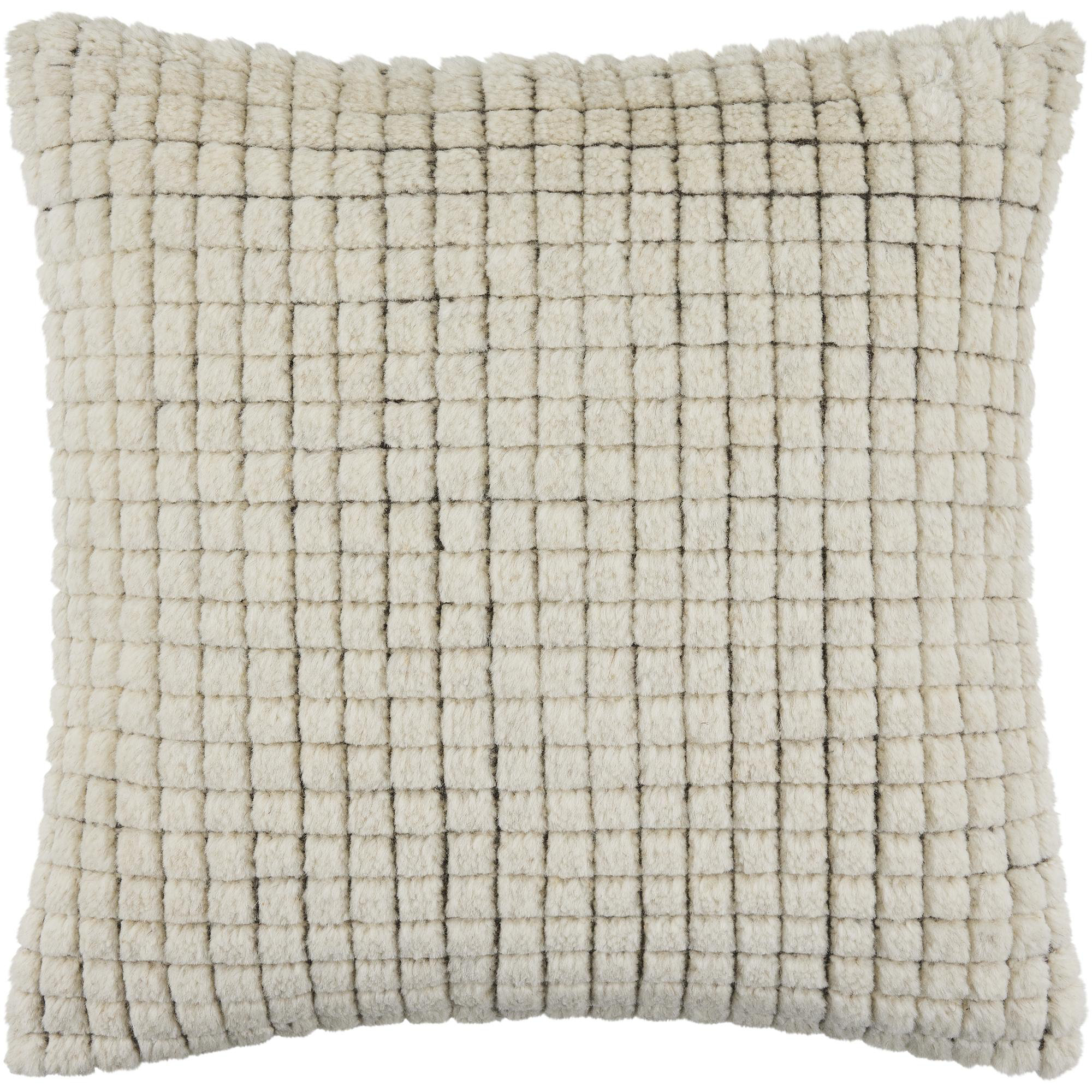 Novoli Accent Pillow, White, Square 18", Duck Down