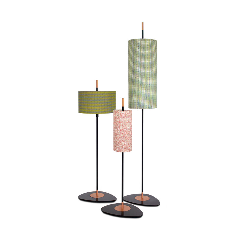 Lagoon Outdoor Floor Lamp	, 43.8" H x 14.9" W x 13.7" D, Noumea Goyave