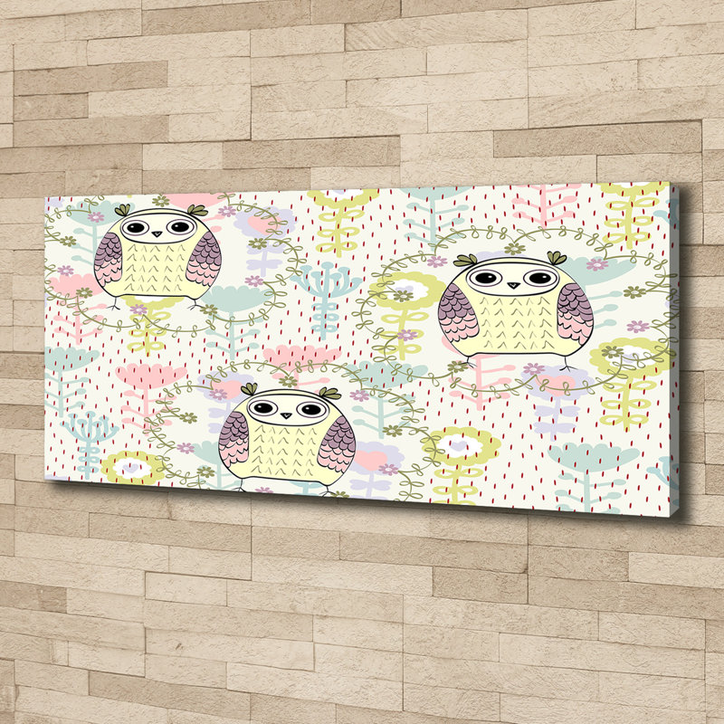 Owls - Wrapped Canvas Print