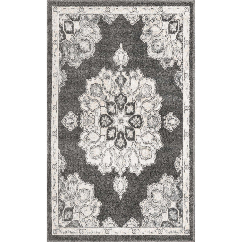 Oriental Indoor Rug, Rectangle 3'3" x 5'3"