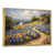 Toile avec cadre flottant or