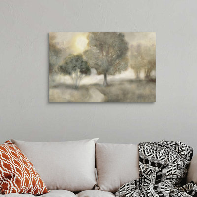 " Foggy Field " Painting