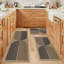 Sets of 3 Kitchen Rugs Non Slip Jute Look Kitchen Mat Set Washable Boho Kitchen Rugs