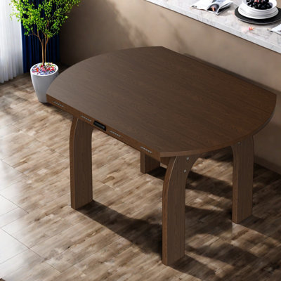 Tables de salle à manger extensibles en pouces (table seulement, sans chaises, avec plateau et pieds), ferme en bois de noyer massif