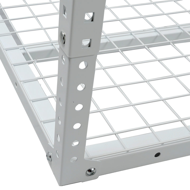 Support de rangement pour garage 2X8ft, Blanc, H 38,63 po x l 96,03 po x P 24,03 po