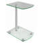 Mikell Glass Top C Table End Table