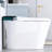 Modern Smart Toilet Featuring Auto Lid Open/Close, Heated Bidet Seat, 3 - Second Instant Heating, 4 Adjustable Temperature Levels, Power Outage Flush, Multi Mode Cleaning With Remote Control, Hot