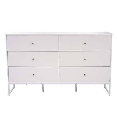Linhart 150 cm W Chest of 6 Drawers