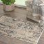 Tapis beige / gris en polyester / polypropylène tissé à la machine Addie-1232484279-1277882518
