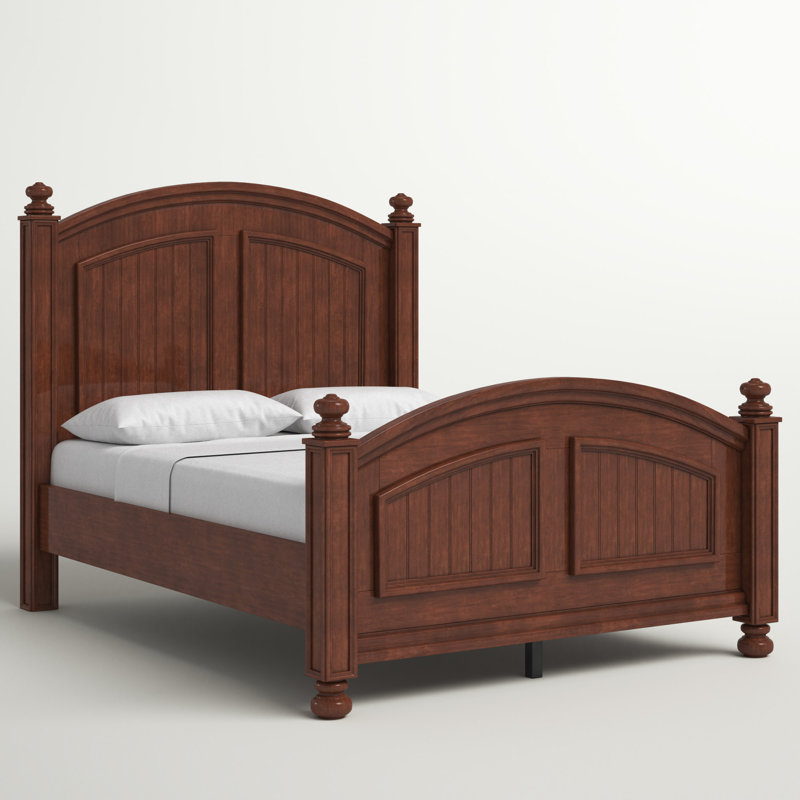 Patillo Solid Wood Standard Bed, Full, Chocolate