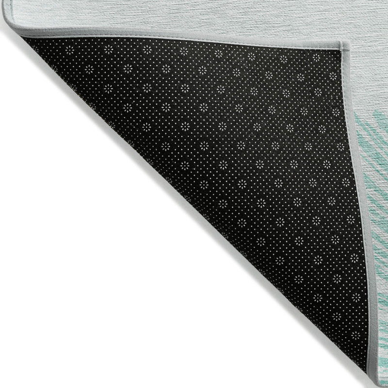 Abstract Indoor / Outdoor Rug, Rectangle 2'6" x 3'10"