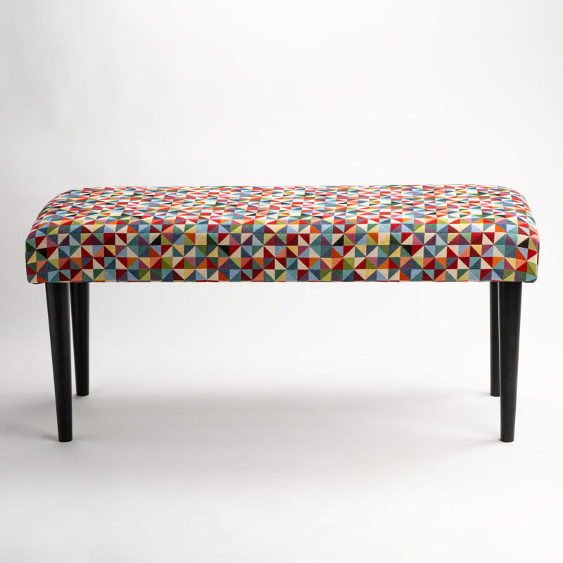 Adalia Velvet Upholstered Bench, H45 x W140 x D40cm