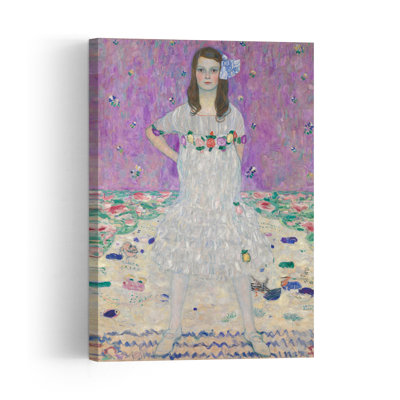 " Mada Primavesi, 1912-13 Expressionist Surreal Vibrant Portrait Wall Art Print " by Gustav Klimt Print