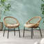 Chaise Edgar (ensemble de 2)