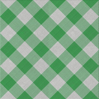 Tapis vert Gingham