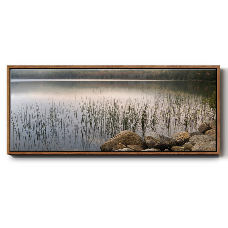 Wanderlust- Framed Canvas, 8" H x 20" W