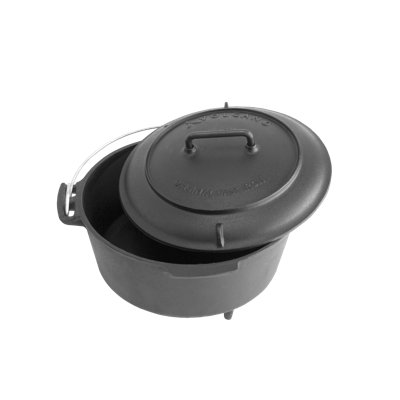 Four en fonte pré-assaisonne à base en fonte d’volcano 8 qt