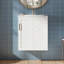 Armoire de salle de bain murale 20 "avec armoire latérale combinée, armoire de salle de bain avec porte à fermeture douce, meuble-lavabo moderne avec lavabo-1759813291