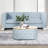 Coffee Table With Knitting Texture Base