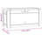 Vidaxl Patio Storage Box 46.9X18.9X23.6" Polypropylene