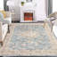 Grand tapis décoratif de salle à manger 10 x 13 médaillons avec envers antidérapant, tapis d'intérieur traditionnels sans perte de poids, revêtement de sol mince lavable à la machine pour la chambre à coucher, la cuisine-52365409-53655733