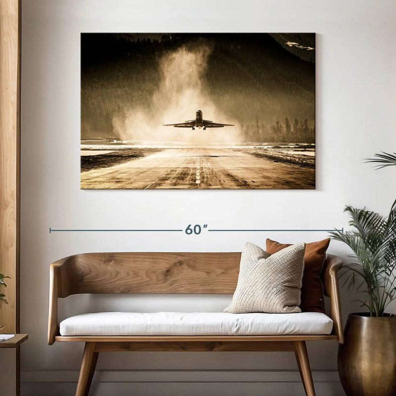 Mehar First Class Plane, 32" H x 48" W