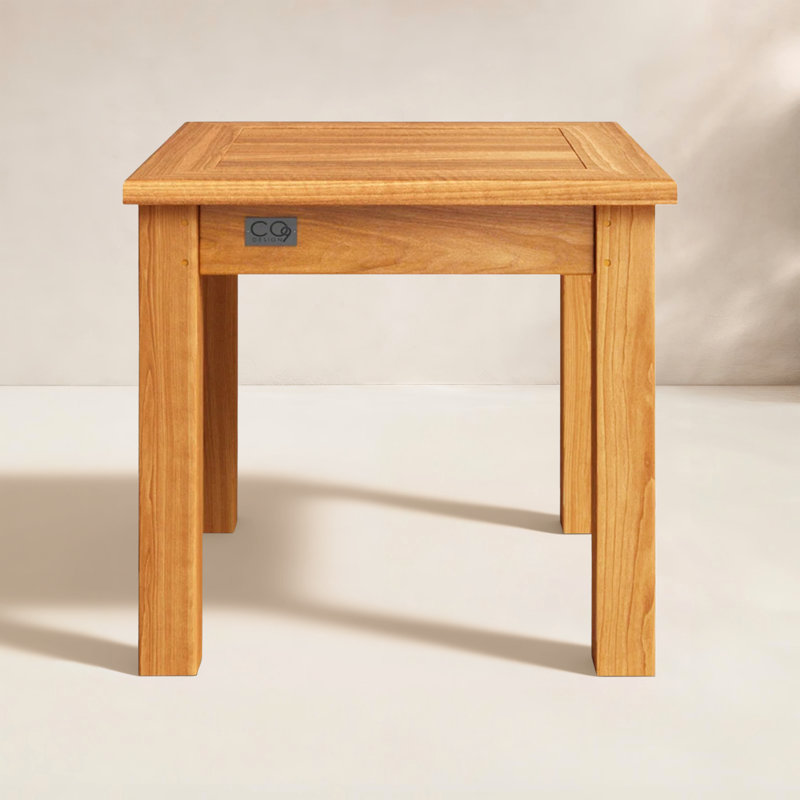 Essential Outdoor Square Teak Side Table