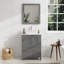  Ensemble de meuble-lavabo simple 24 "avec miroir-27052443