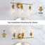 Éclairage pour salle de bain 4 lumières à intensité variable Atish-1845012090-1762638984