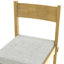 Ensemble de table à manger rétro 7 pièces pour 6 personnes, ensemble de table à manger en bois pour 6 personnes avec chaises rembourrées pour la cuisine et la salle à manger-1292184275