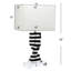 Lampe de table 26 po Janie