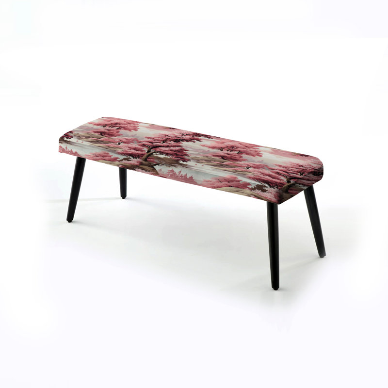 Toile Tales Victorian Castle - banc rembourré floral noir