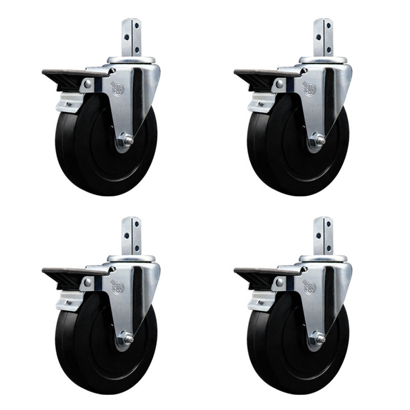Soft Rubber Casters