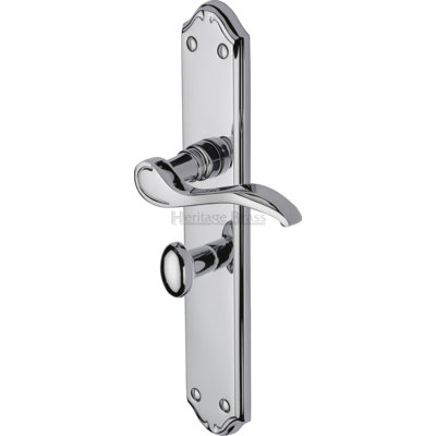 Heritage Brass Heritage Door Handle for Bathroom Verona Design