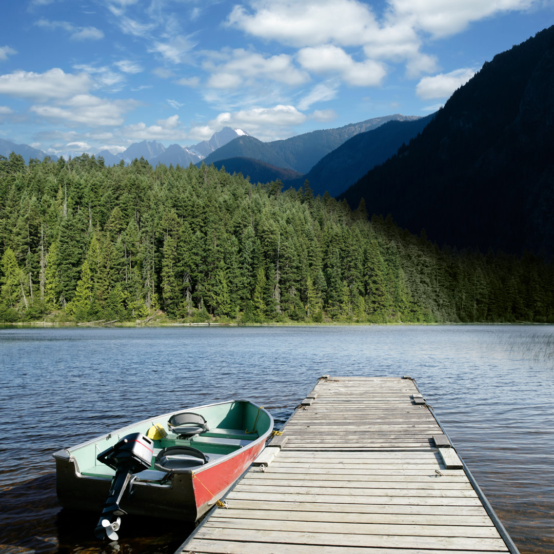 Sommerlicher Bergsee von Sharply_done - Drucken