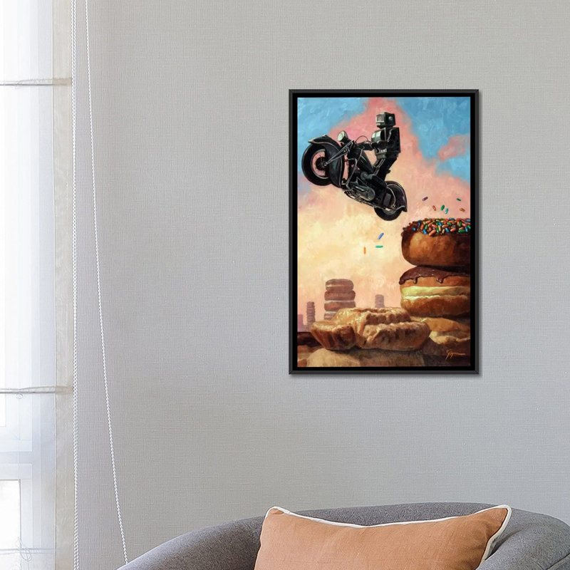 L’avenant foncé est de nouveau par impression sur toile Eric Joyner, H 40 po x l 26 po x P 1,5 po, Sans cadre, Pas de tapis